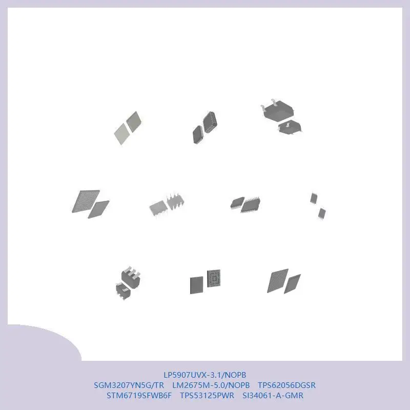 lp5907uvx-31-nopb-sgm3207yn5g-tr-lm2675m-50-nopb-tps62056dgsr-stm6719sfwb6f-tps53125pwr-si34061-a-gmr