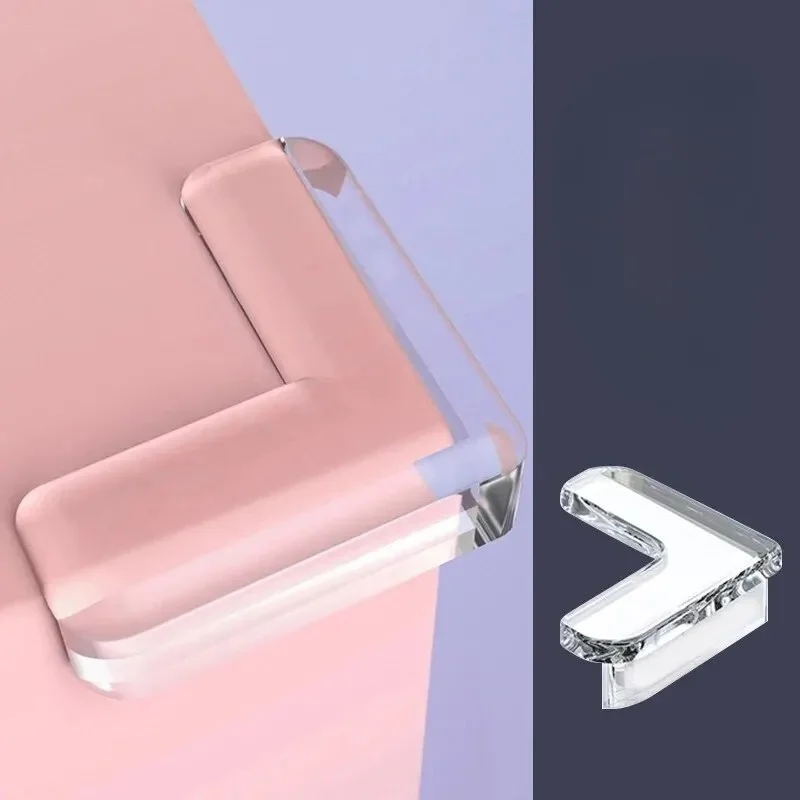 10pcs clear anti‑collision furniture corner protectors — soft sheathing for coffee tables & living room décor 3
