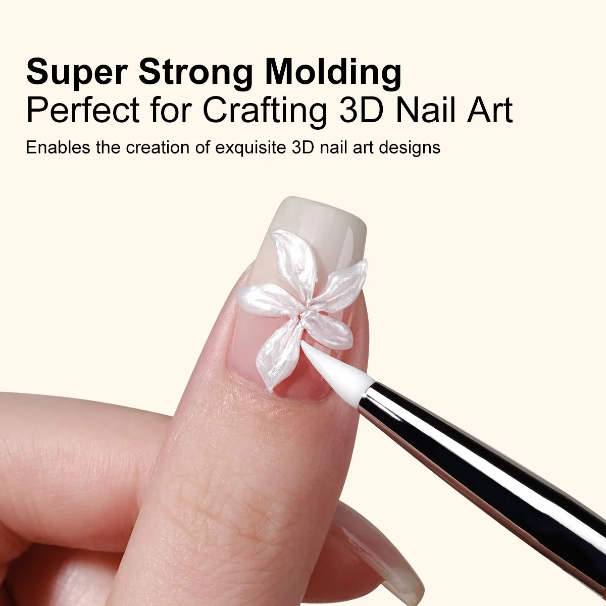 LIMEGIRL 3D Perle Carving Nagel Gel Nagel Modellierung Gel Carving DIY Blume Nail art Bau UV Latex Gelee Nagel Gel Nagel Kunst
