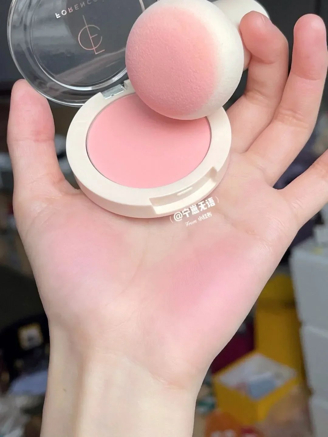 Koreaanse Make-Up Single Color Blush Palet Natuurlijke Nude Highlighter Matte Facial Rouge Kawaii Poeder Face Blush Zeldzame Schoonheid