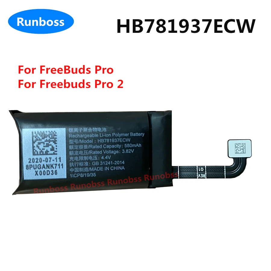 Bluetooth Earphone Battery CP1154 HB781937ECW Charging Case Battery For Huawei FreeBuds Pro / FreeBuds Pro 2