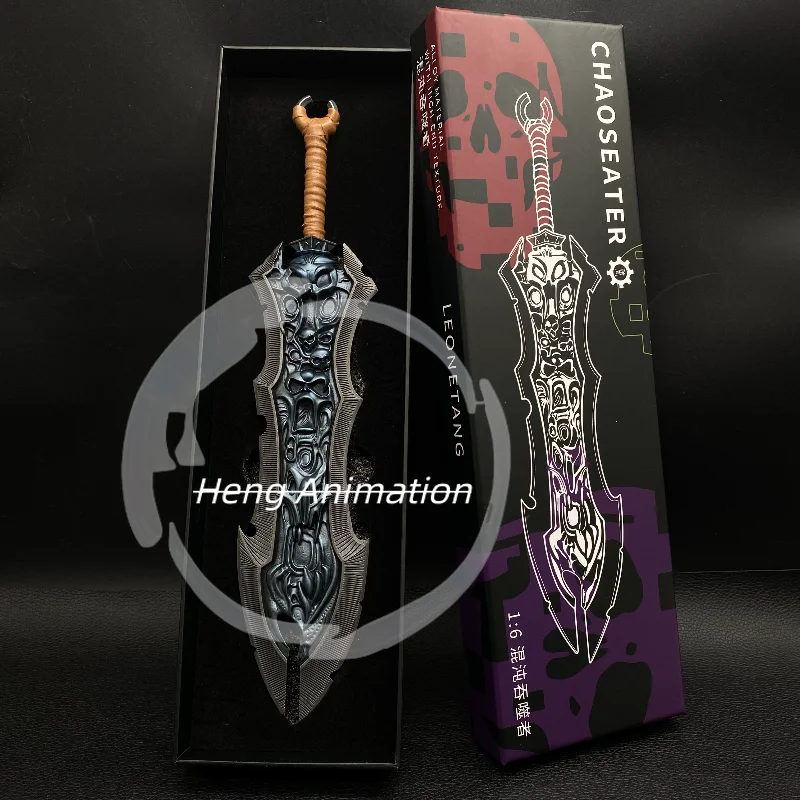 Dark Blood Game Peripheral Chaos Devourer Greatsword Model Pendulum Alloy Gift Unopened Spot Super Cool