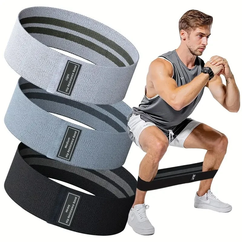 Fabric Resistance Hip Booty Bands Glute Thigh Elastic Workout Squat Circle Stretch Fitness Strips Loops Yoga Gym Equipment Squat
