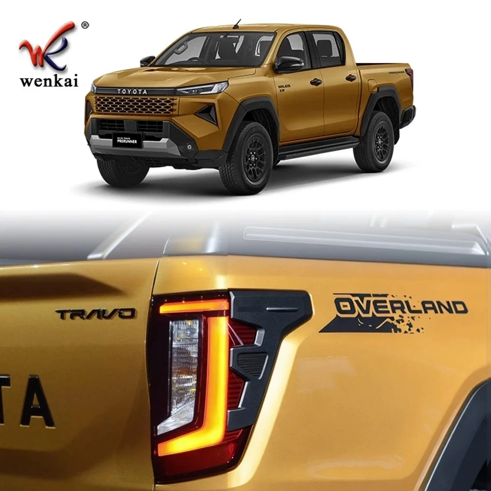 For 2026 Toyota Hilux Travo Rear Tail Lamp Light Protect Cover Decoration Trim Accessories Auto Part