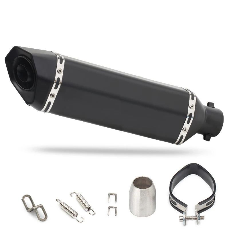 

470mm Motorcycle Exhaust Pipe Muffler Escape Moto DB Killer For Z1000 R1 GSR750 MT09 R6 CBR600