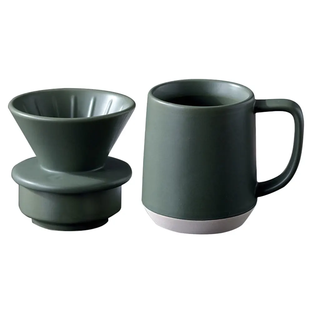 

1Set Premium Ceramic Coffee Milk Filter Cup Hand Brewed Coffee Cup Set for Home Office Cafe Use Home Tableware