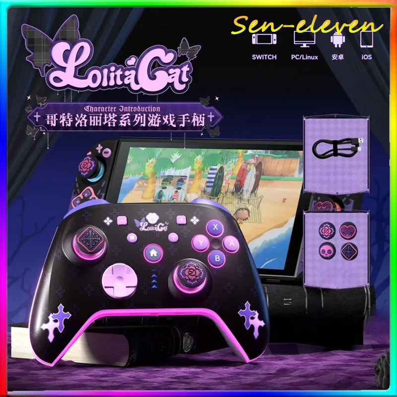 

BJBT Game Controller Wireless Bluetooth 3D Hall-Effect Joystick Custom Gamepads for PS5 PC Android IOS NS2/Mobile/Steam Gifts