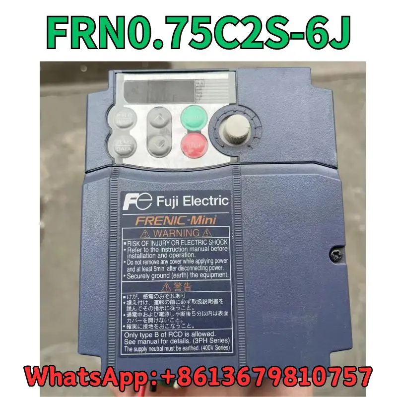 

Used Frequency converter FRN0.75C2S-6J test OK Fast Shipping