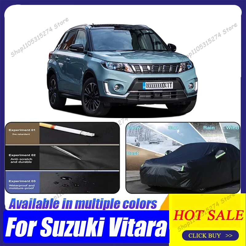 

For Suzuki Vitara Escudo 1988-2023 190T Full Car Cover Protection Sunscreen Heat Insulation Dust Resistant Scratch