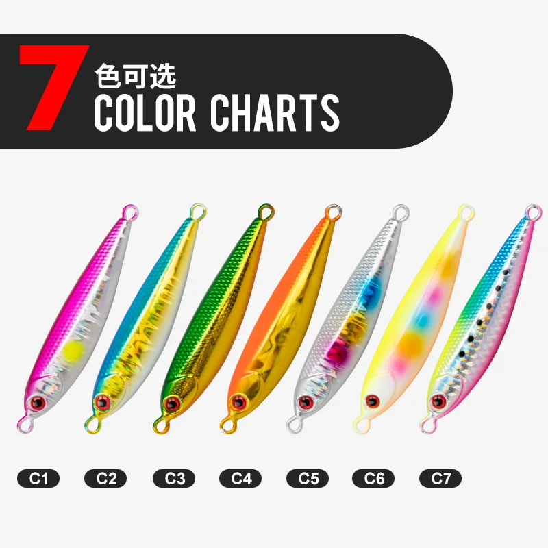 Obsession J122 señuelo jig metálico UV para agua salada - imagen 5