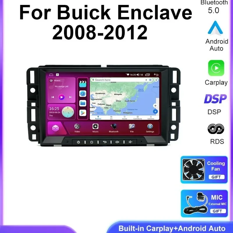 Universal Android Navigation Device Buick Enclave Large Screen Full Network All-in-One Machine for In-car Entertainment And GPS