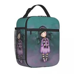 Santoro Gorjuss Doll Insulated Lunch Bag Thermal Bag  Lunch Container Little Song Large Tote Lunch Box Food Handbags Outdoor