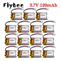 Wholesale 5/10/15/20Pcs Lipo 3.7V 120mah Drone Battery For FQ777-124 Hubsan Q4 Wltoys V272 V282 V292 Rc Quadcopter Spare Parts