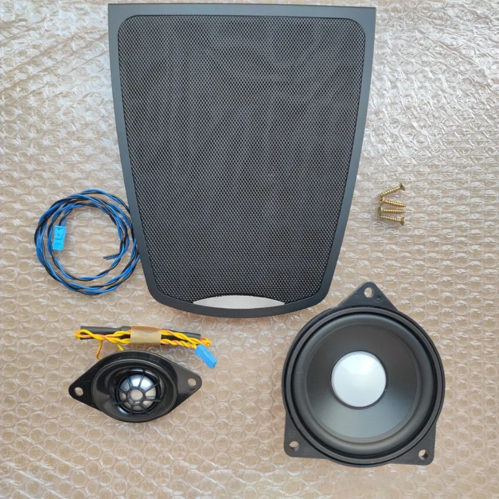 Dashboard Center 3 Pcs Set For BMW F10 F11 5 Series High Quality Tweeter Midrange Speaker Middle Panel Cover Upgrade Sound - view 2