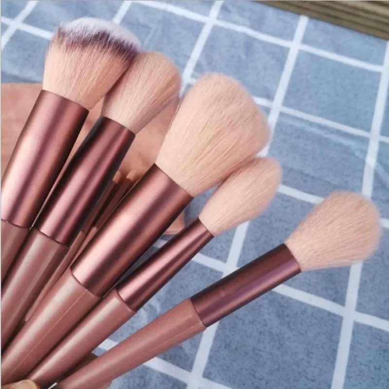 13Pcs Makeup Brushes Soft Fluffy for Cosmetics Foundation Blush Powder Eyeshadow Kabuki Blending Makeup Brush Set Beauty Tool