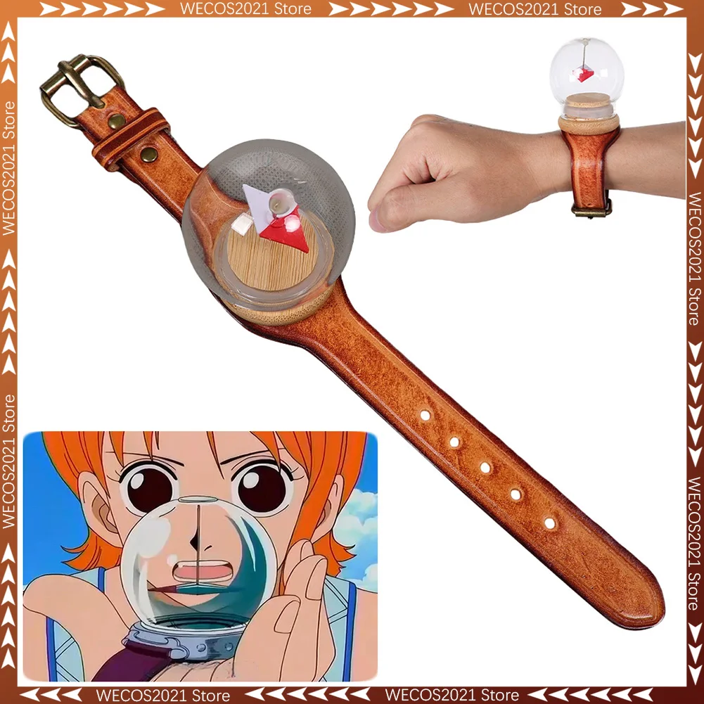 Anime Pirate Costume Nami Cosplay Fantasy Log Pose‌ Compass Disguise Accessories Adult Women Roleplay Fantasia Party Props