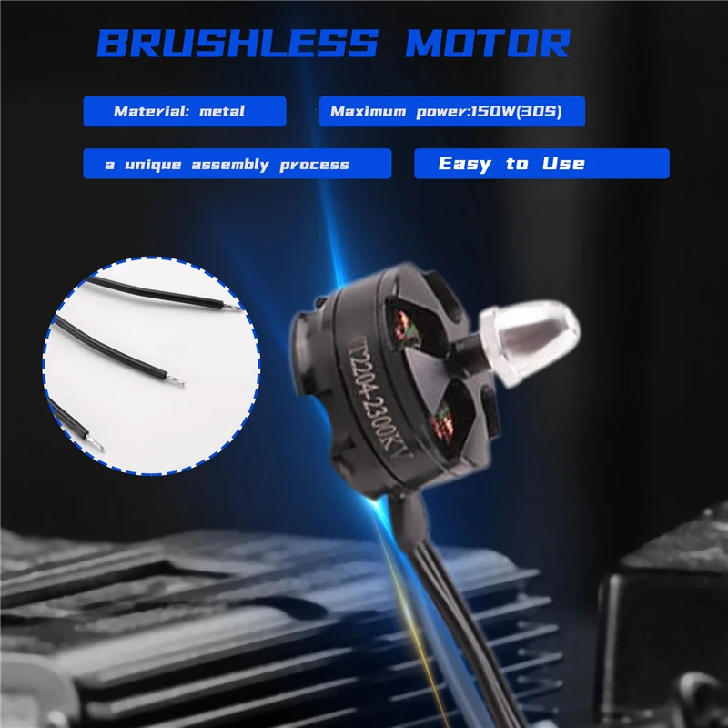 A31R-4Pcs MT2204 2204 2300KV Brushless Motor CW / CCW For Mini 200 210 230 250MM Quadcopter FPV