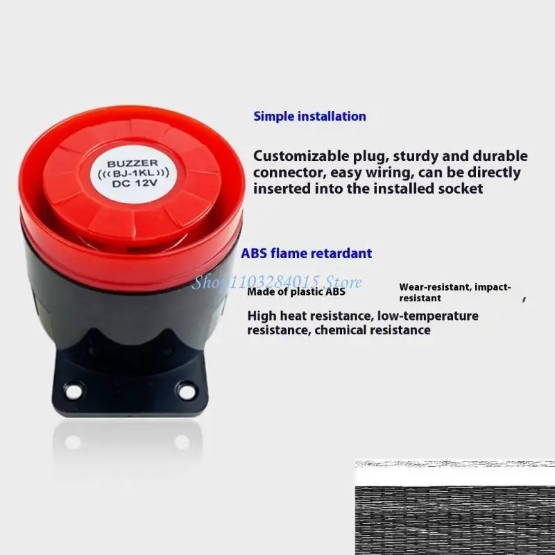 

R6FF Screw On Mount Security Alarm With 120dB Sound Waterproof Design For Shops Apartments Warehouse