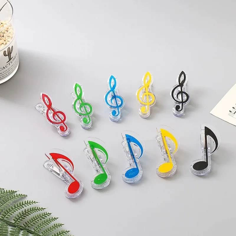 1pc Music Book Clip, Paper Sheet Plastic Musical Note Spring Holder, Holder Clip For Piano Guitar Violin Musical Notation Clips