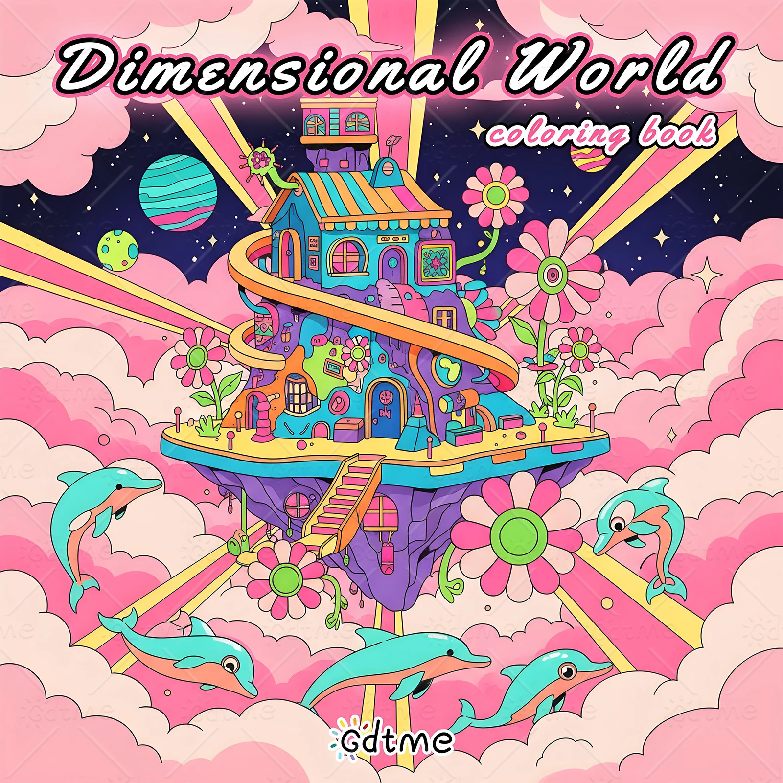 Dimensional World Coloring Book for Adults Featuring Cute Cozy Daily Activities for Relaxation (Cozy Spaces Coloring)
