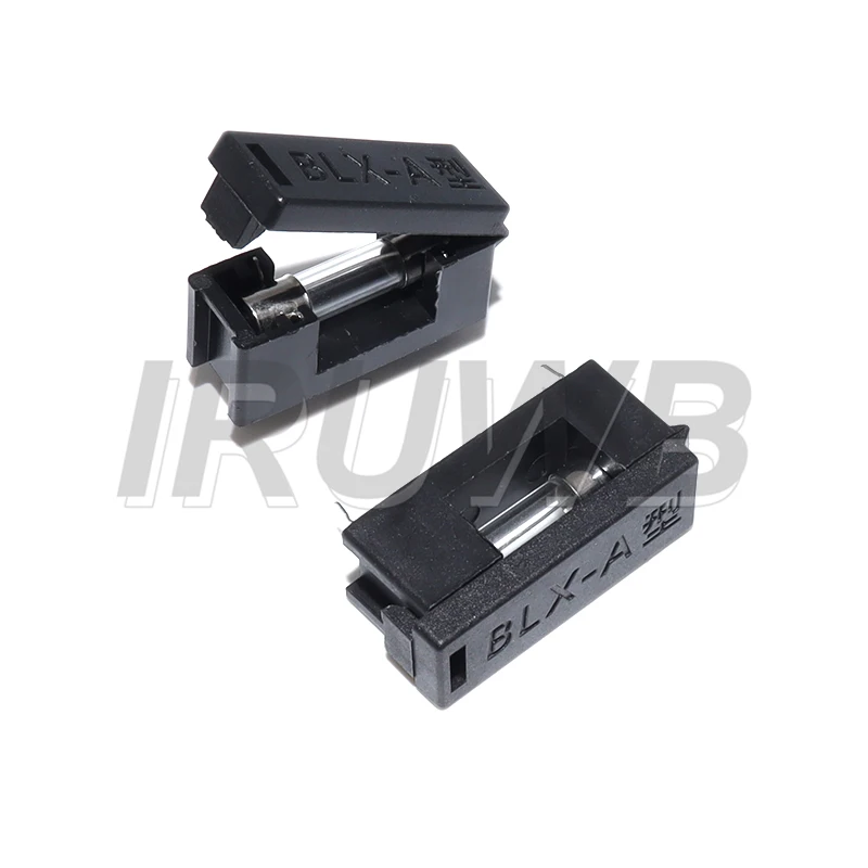 10PCS 5*20 Insurance Tube Socket Fuseholder BLX-A 5*20MM BLACK GLASS FUSE HOLDER for 5X20MM 5X20 Fuse PCB Board