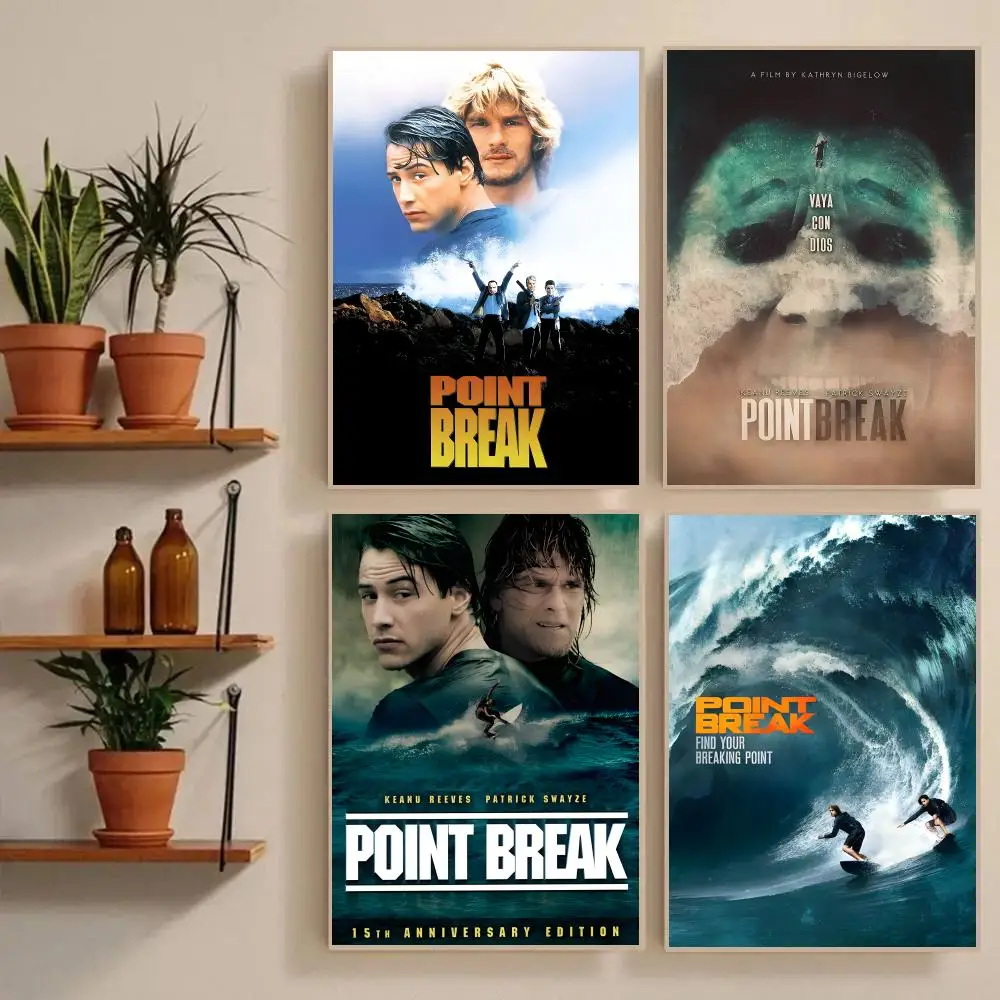 POINT BREAK Poster Waterproof Wall Art Sticker For Bar Living Room Vintage Room Decor High Quality Print Gift