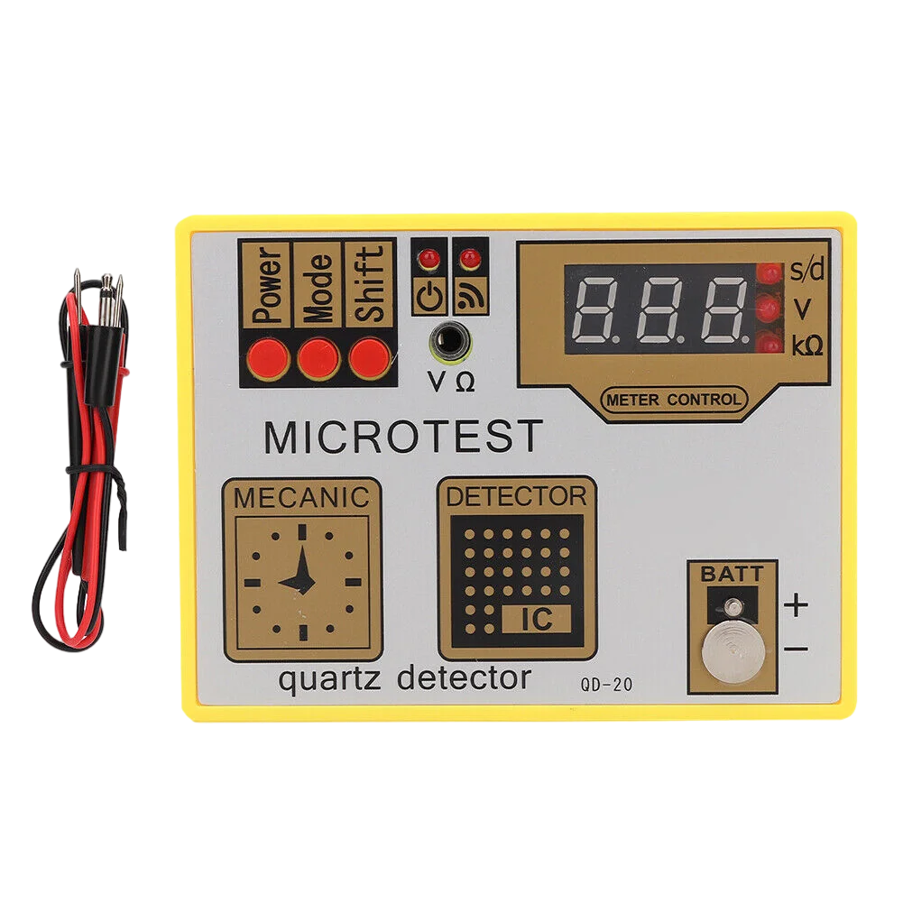 QD20 Quartz Movement Tester Demagnetizer  Watch Repair Tool Watchmaker Microtest Watch  Watch Battery Pulse Tester