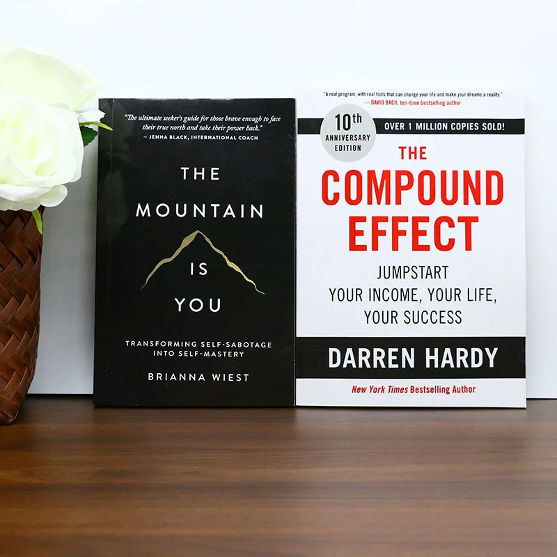 

《The Mountain is You》+《The Compound Effect》A Dual-Effect Set for Self-Improvers Success Accelerators Ideal for Chrismas gifts