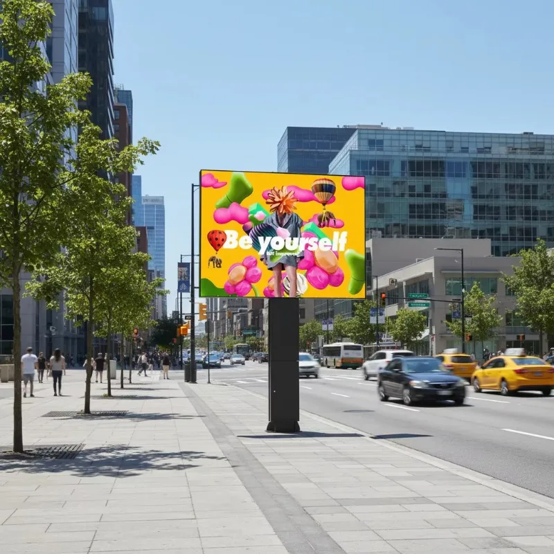OEM ODM Outdoor High Brightness LED Billboard Waterproof Aluminum Structure Sunlight Readable Commercial Advertising Display