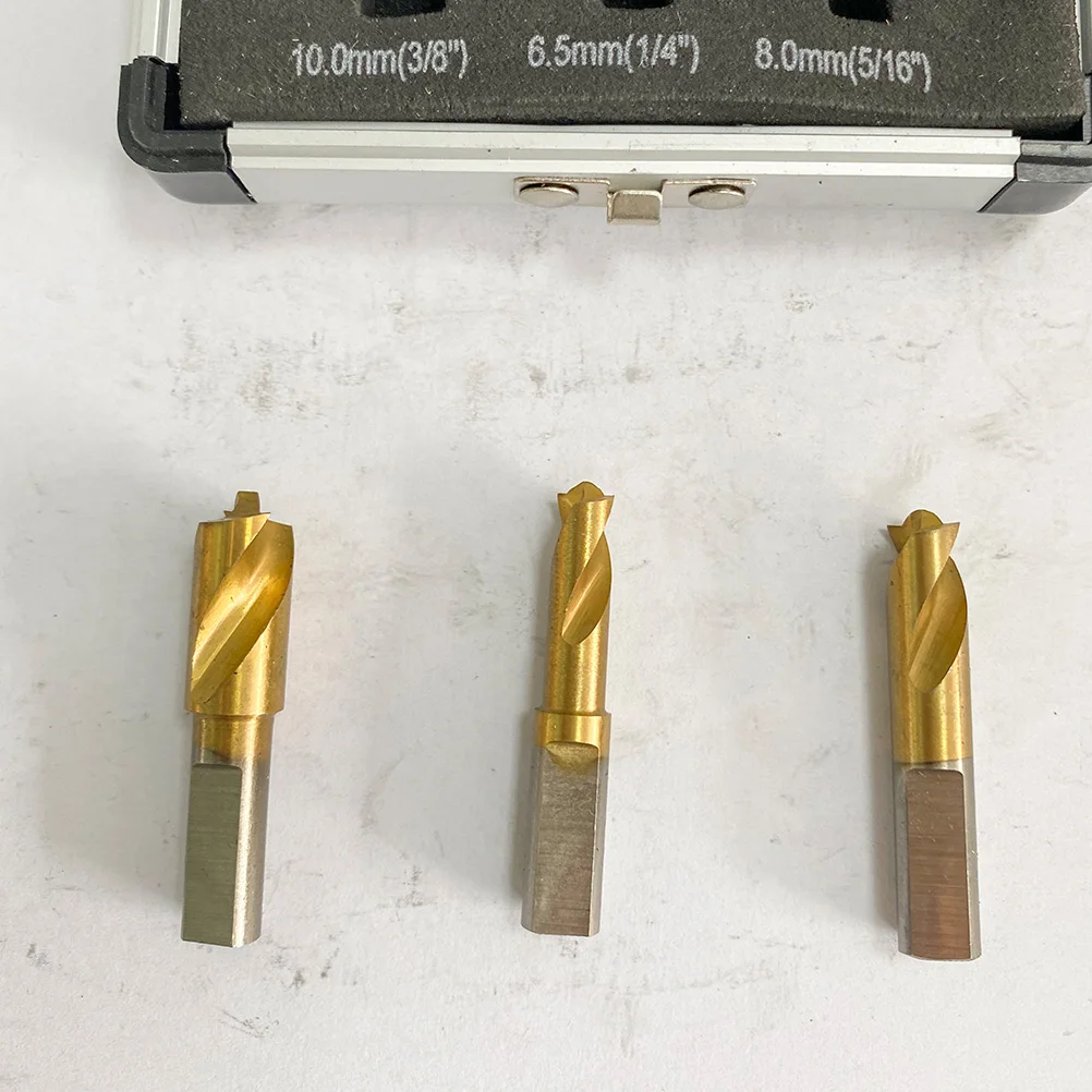 

1 set Cobalt Spot Welding Drill 6 5mm 8mm 10mm Steel Bits Weld Remover Tool Durable Efficient Spot Welding Machine