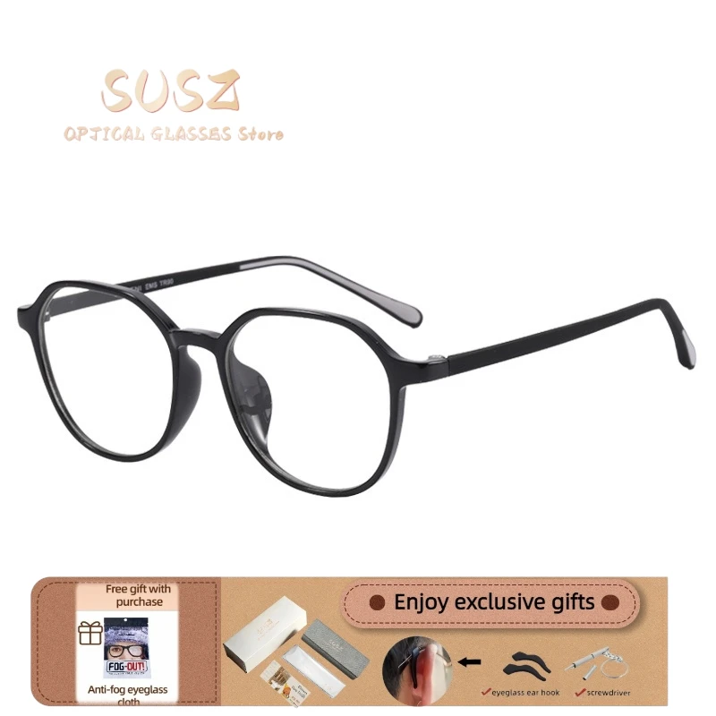 susz-軽量-tr90-ファッション女性近視メガネカスタマイズブルーライトブロック読書処方光学メガネ