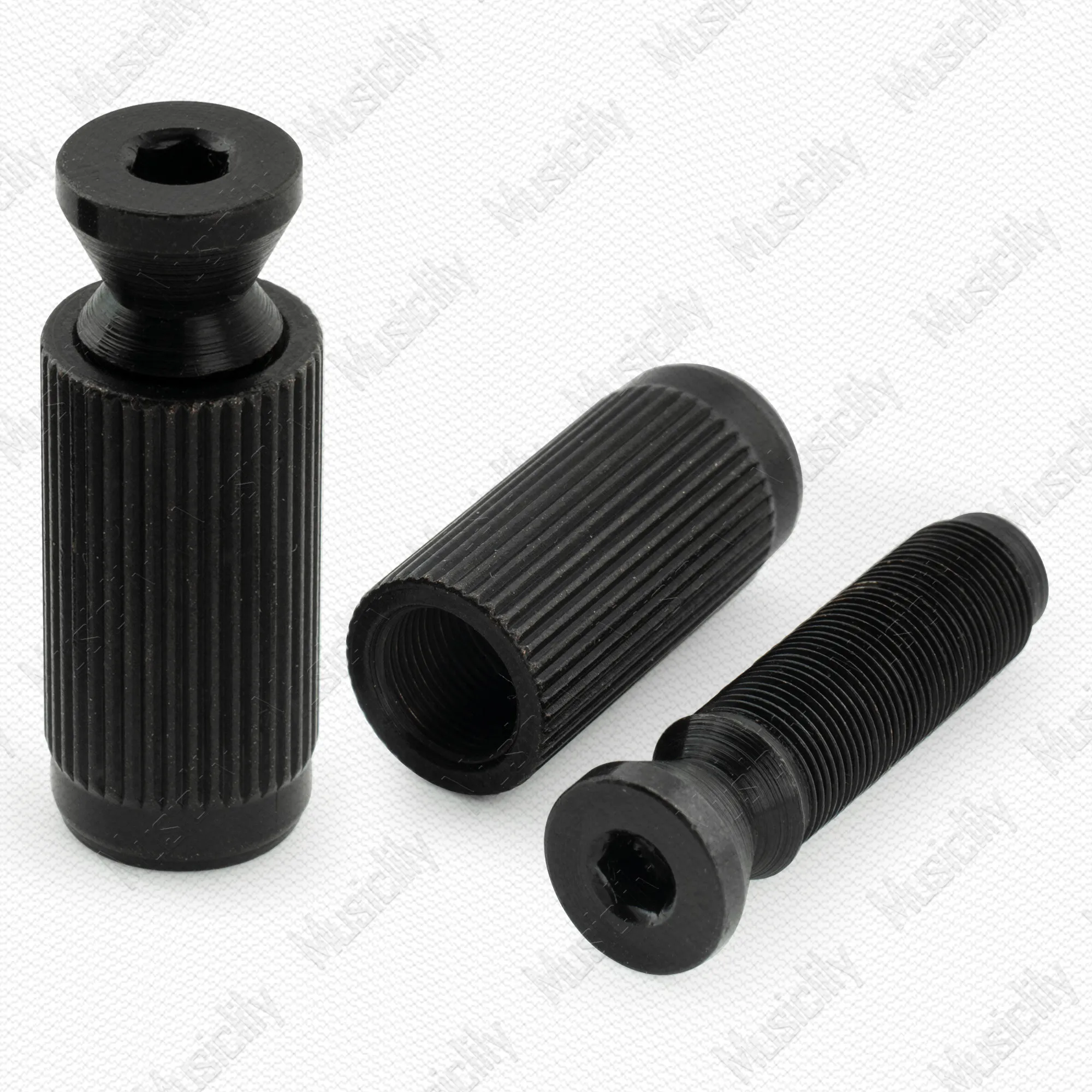 2Pcs M7 Electric Guitar Tremolo Bridge Pivot Posts, Metal Adjustment Screw Sleeve for Single/Double Locking Vibrato System