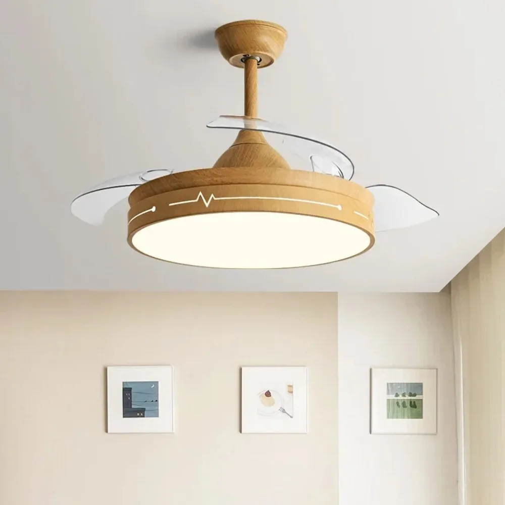 

Ceiling Fan Light The Bedroom Restaurant Living Room Household Fan Llights Ceiling Fan with Light and Control