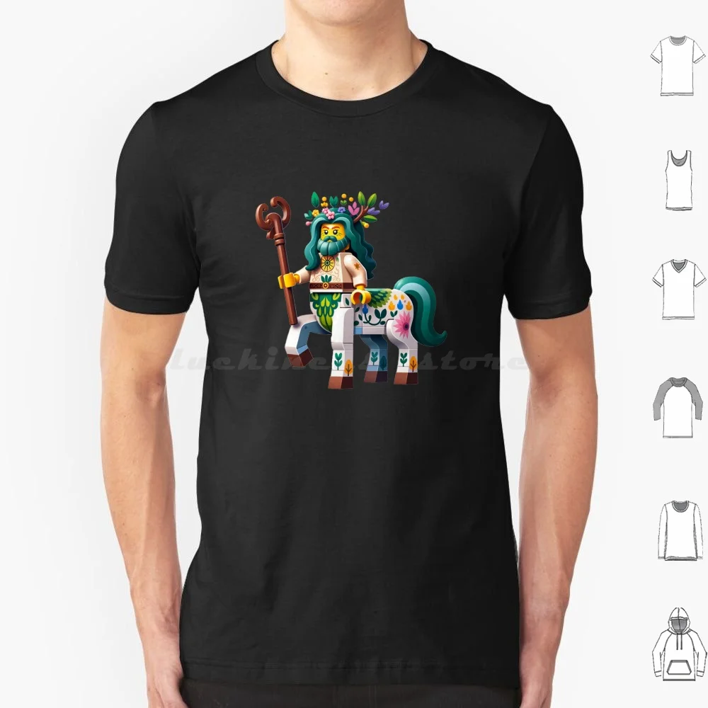 Stud Druid T Shirt Men Women Kids 6Xl Building Blocks Centaur Druid Fantasy Mythology Nature Adventure Whimsical Magic