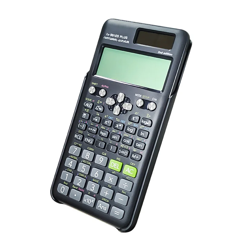 Calculadora multifuncional 991es Plus, calculadora de bolsillo, función de prueba vectorial, examen de investigación de algoritmo electrónico para