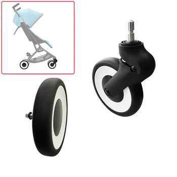 Stroller Wheel For Cybex Libelle Libelle2 GB Pockit +All City Pushchair Upgraded Front Back Buggy Wheel DIY Bebe Accessories