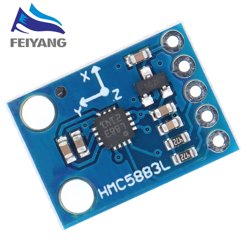 GY-273 3V-5V HMC5883L Triple Axis Compass Magnetometer Sensor Module Three Axis Magnetic Field Module For Arduino