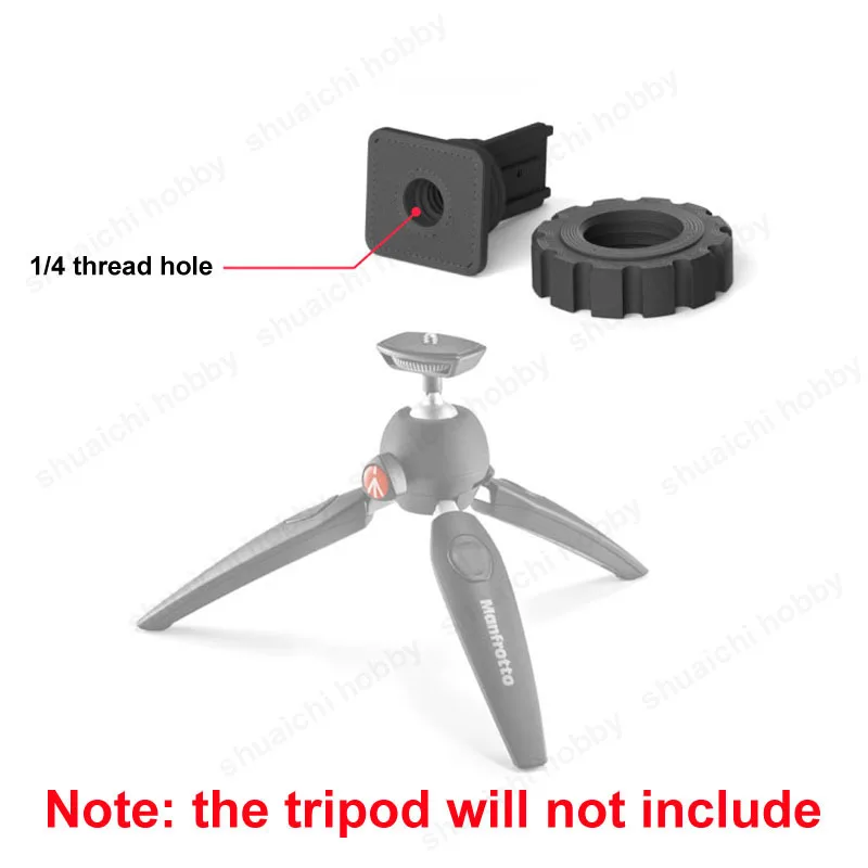 1PCS Voor DJI Mic2 Koude Flitsschoen Adapter Mount Draadloze Lavalier Microfoon Ontvanger Konijn Kooi Bevestigingsbeugel voor RC Drone deel