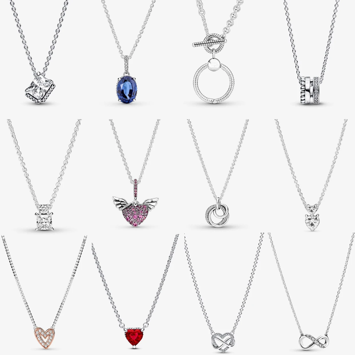 جديد حقيقي 925 الفضة على شكل قلب السهم ثقب قلادة مناسبة لهدايا مجوهرات رائعة عالية الجودة للنساء الأوروبيات