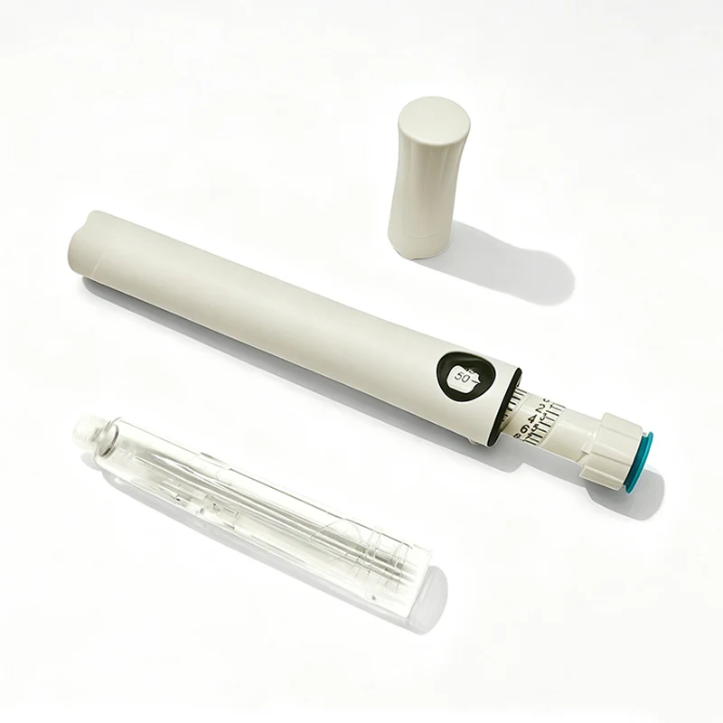 1-5PCS D7 50IU Disposable Dual-Chamber Insulin Injector Pen Sterile Single Use Accurate Precise Dosing Diabetes Injection Pen