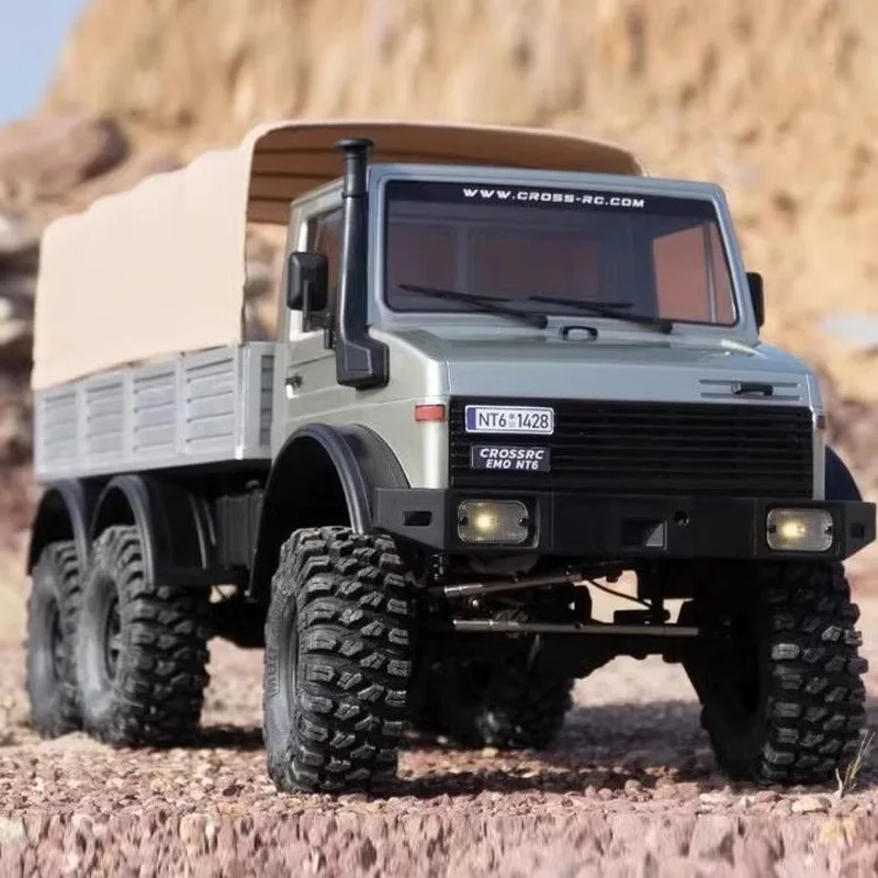 

Радиоуправляемая модель автомобиля Unimog CROSSRC EMO NT6 RTR 6WD 6X6 1/10 RC, электрическая модель с дистанционным управлением, внедорожник, гусеничная Водонепроницаемая игрушка для взрослых