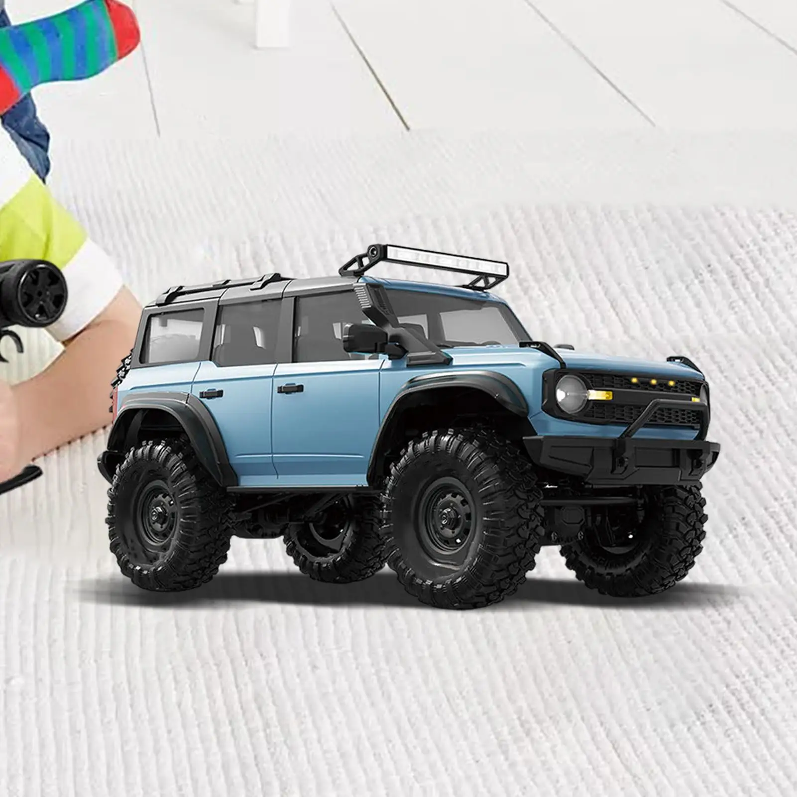 Rc Drift Auto 1:16 Fernbedienung Geländewagen 2,4g Modell Lkw LED All Terrain Spielzeug Für Jungen Mädchen Erwachsene Freizeit im Freien