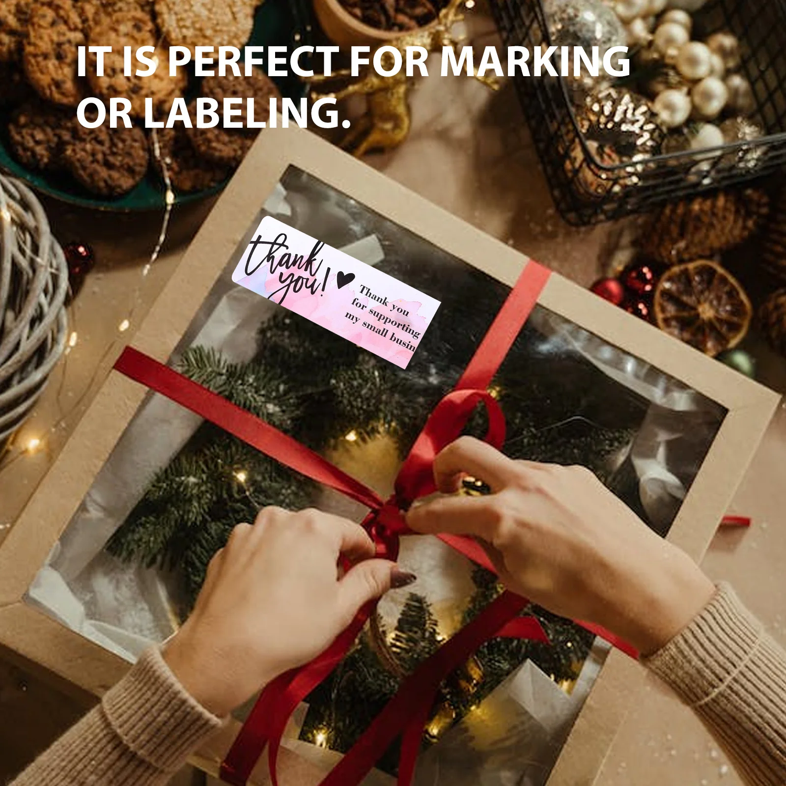 

3 рулона, уплотнительные наклейки «Спасибо», самоклеящиеся упаковочные этикетки для подарка, выпечки, печенья, конфет, декоративная наклейка с печатью