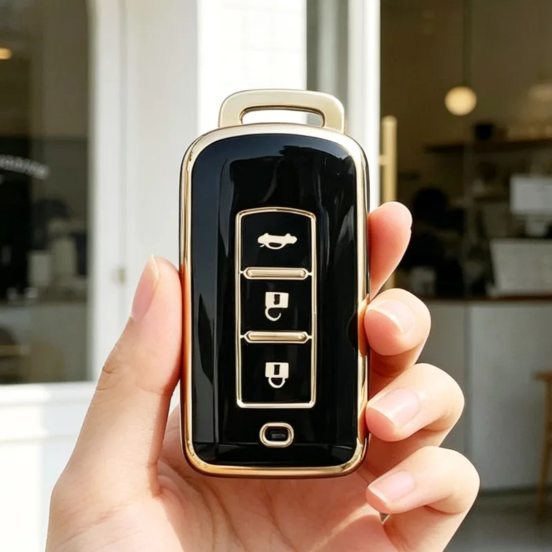 TPU Car Remote Key Case Cover for Mitsubishi Pajero Sport Eclipse Cross Outlander ASX LANCER Protective Holder Fob Shell