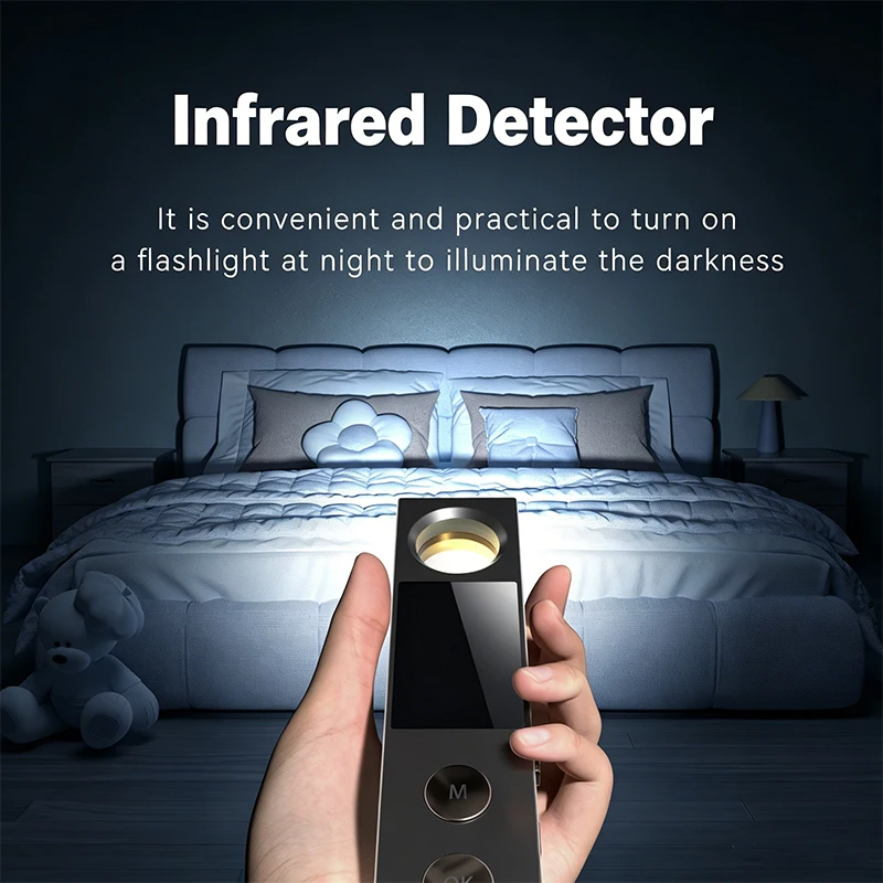 

Smart Multi Function Mini Spy Gadgets Camera Detector Anti Hidden Kamera Wiretapping Device Finder for Hotel And Travel Safety