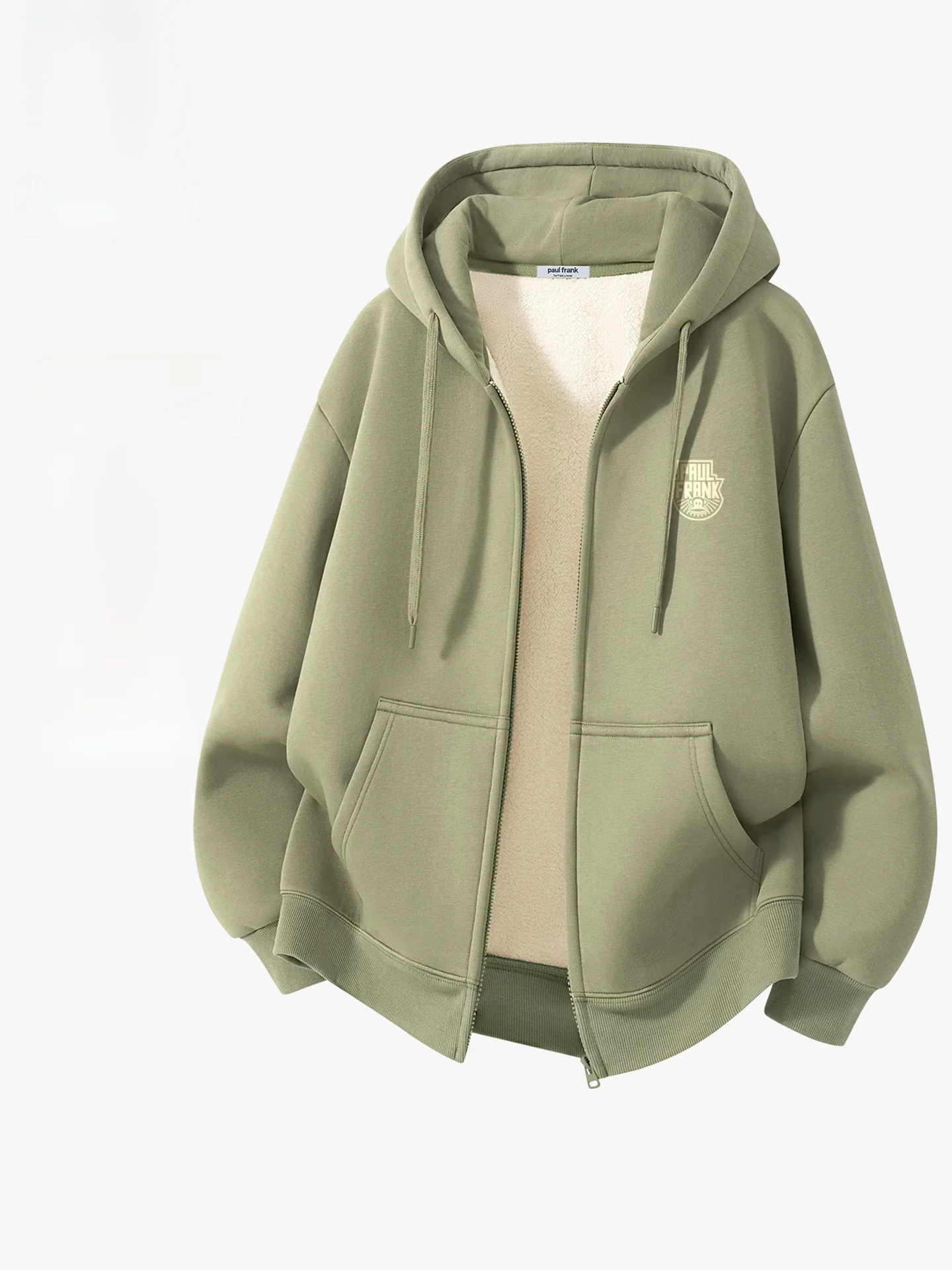 

Winter New Hooded Sweatirt Men's Thiened Fce Open Cardigan Jaet Casual Wear Daily Leisure ex