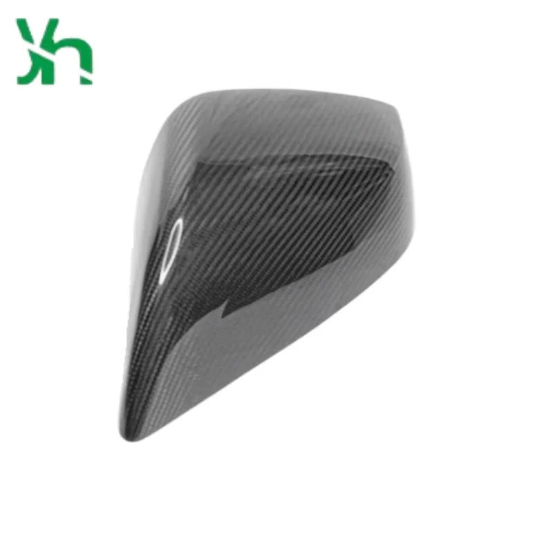Подходит для Mitsubishi Tesla x2 шт., сухая крышка зеркала из углеродного волокна, украшение, роскошный внешний вид, дизайн