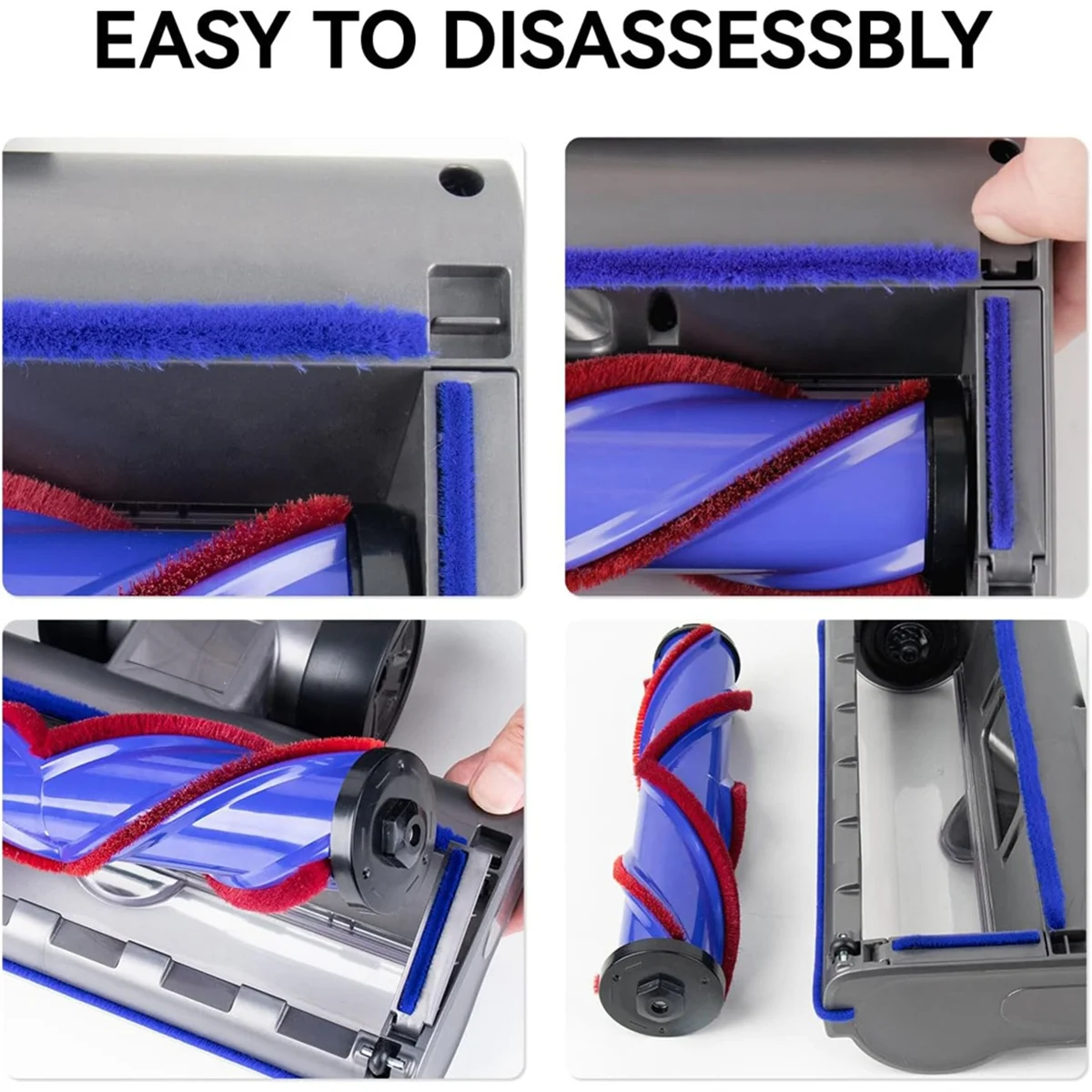 อัพเกรดไดรฟ์ตรงหัวแปรงหัวฉีดสําหรับเครื่องดูดฝุ่น Dyson V10 V11 V8 V7 V15 ชิ้นส่วนทดแทน