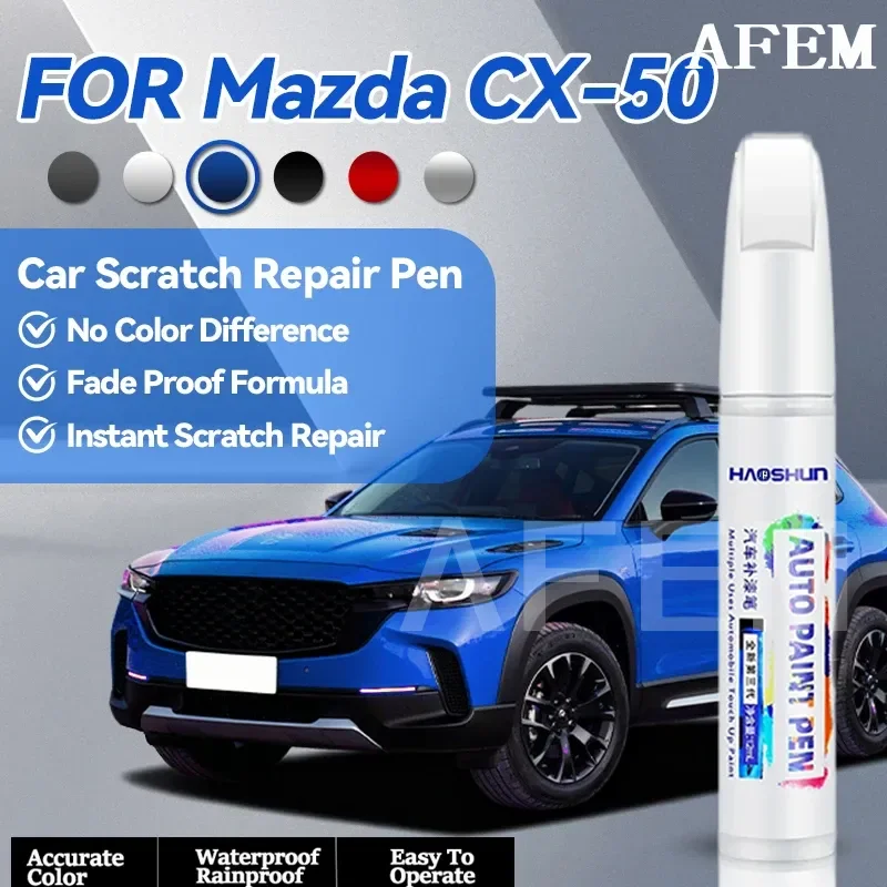 Specialized Automobiles For Mazda CX50 2022-2025 BP Paint Repair Pen Touch Up Scratch Remover DIY Auto Accessories Black White S