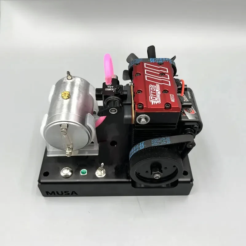 TOYAN FS L200AC Nitro Four Stroke Air Cooled Engine DIY Inline Twin Cylinder Engine Model Kit Toy view 5